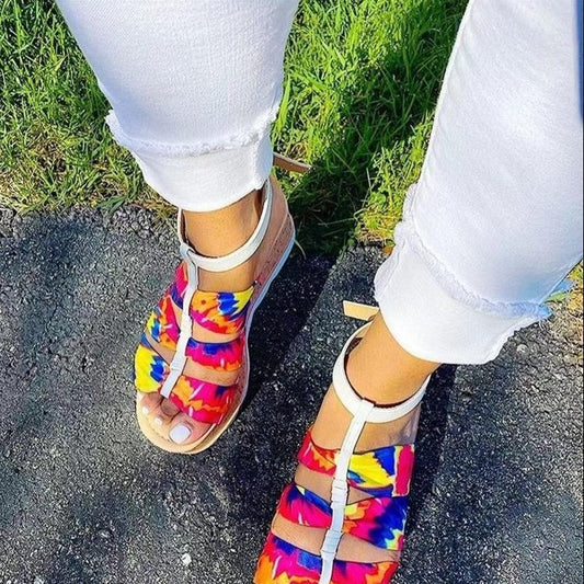 Sandalias Cuña Casual con Plataforma Gruesa y Punta Redonda - Estilo Europeo - Image 2