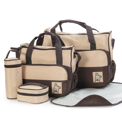 Bolsa Maternal Organizadora con Soporte para Botellas - Set Completo para Mamá - Image 2