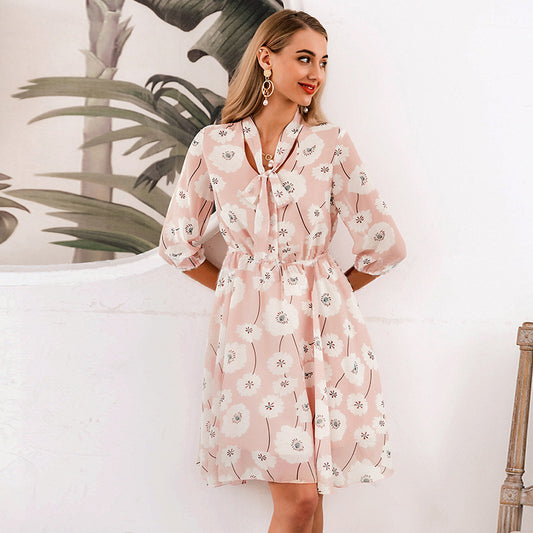 Falda A-line con Estampado de Moños - Image 2