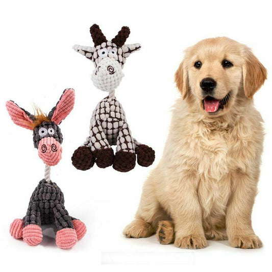 Juguete Interactivo para Perros con Sonido Chirriante y Limpieza Dental - Image 2