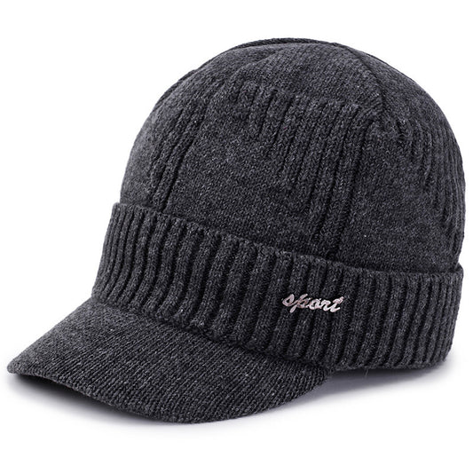 Gorro Tejido de Lana Gruesa con Forro de Algodón para Hombre - Image 2