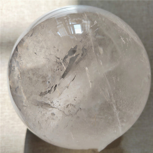 Esfera de Cristal Blanco Natural para Decoración - Image 2