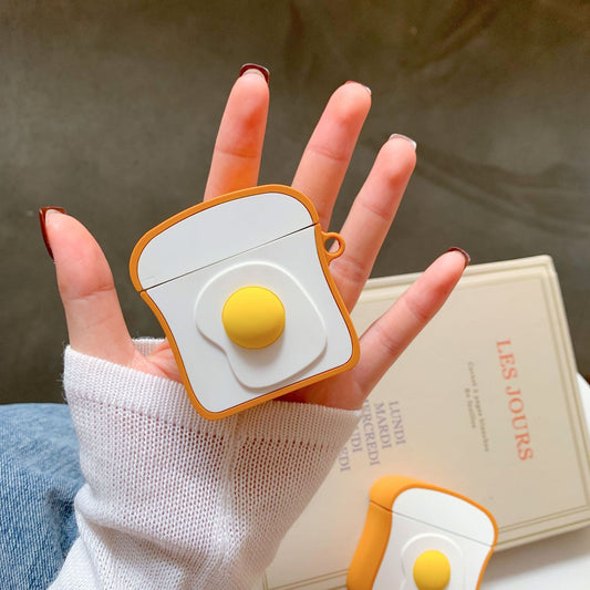 Funda para AirPods Desayuno Huevo Tostada Compatible con Apple - Image 2