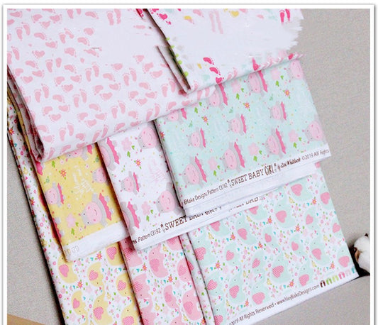 Tela Algodón Estampado Caricatura Colores Pastel para Costura DIY - Image 2