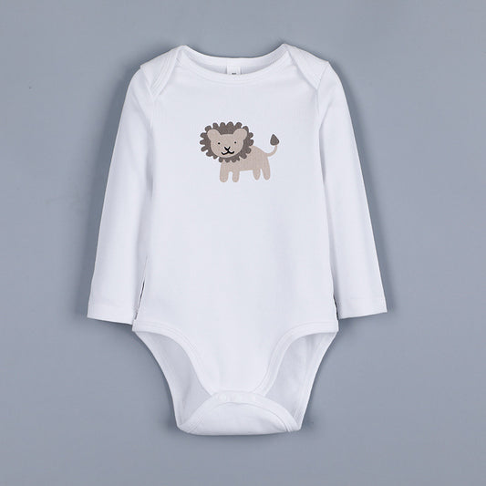 Pijama Enterizo de Algodón para Bebé Recién Nacido - Manga Larga Diseño Clásico - Image 2
