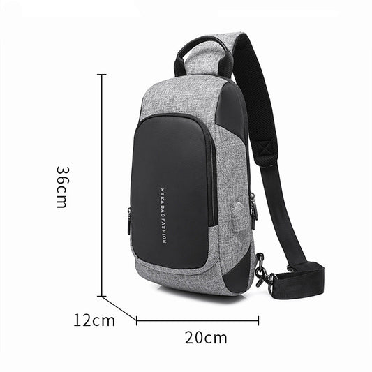 Bolsa de Pecho para Hombre - Estilo Casual Moderno - Image 2