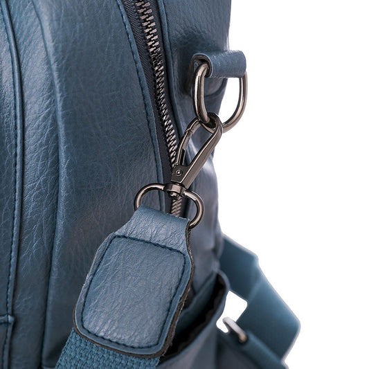 Mochila Escolar de Cuero PU Suave - Capacidad Grande Multiusos - Image 2