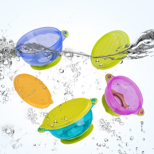 Juego de Platos con Ventosas para Bebés y Niños - Set de 3 Colores - Image 2