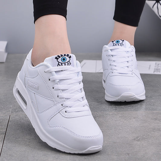 Zapatillas de Cuero para Correr Mujer con Suela Gruesa - Image 2