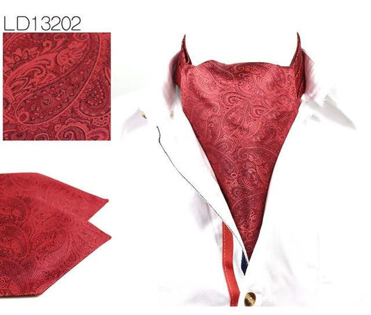 Bufanda Vintage Reversible para Hombre con Estampado de Flor de Anacardo - Image 2