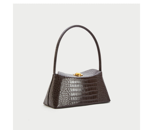 Bolso de Hombro Cocodrilo Francés para Mujer - Image 2