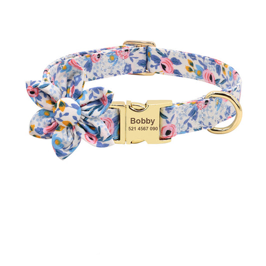 Collar Personalizado para Perro con Placa de Identificación Grabada - Image 2