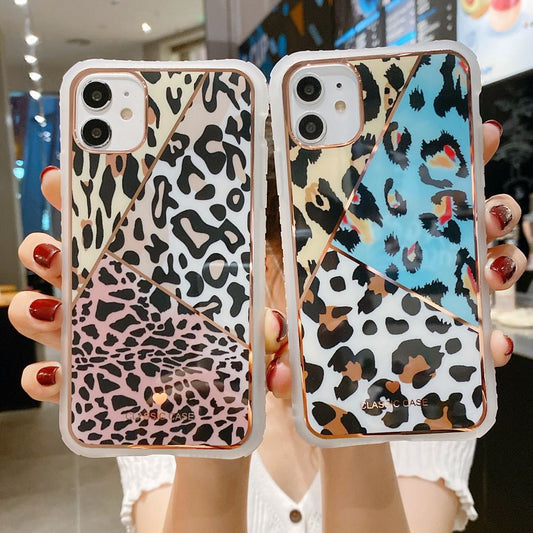 Funda Protectora Leopardo Dorado con Cintura Ajustada para Celular - Image 2