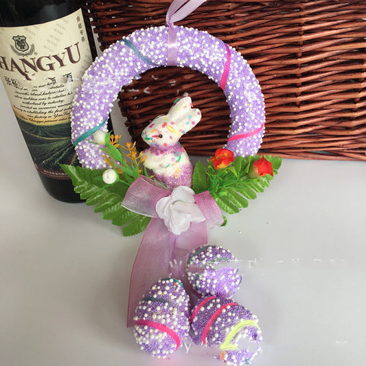 Kit de Decoración de Huevos de Pascua DIY con Anillo Conejo para Familia - Image 2
