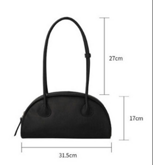 Bolso de Hombro Semicircular de Gran Capacidad - Diseño Versátil - Image 2