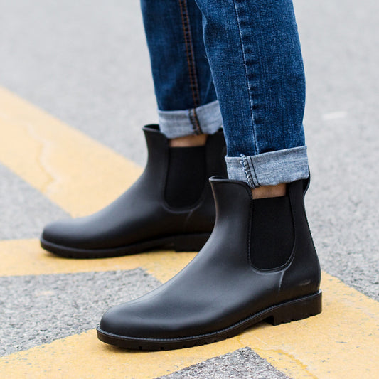 Botas de Lluvia Chelsea Impermeables para Hombre - Estilo Moderno y Protección Total - Image 2