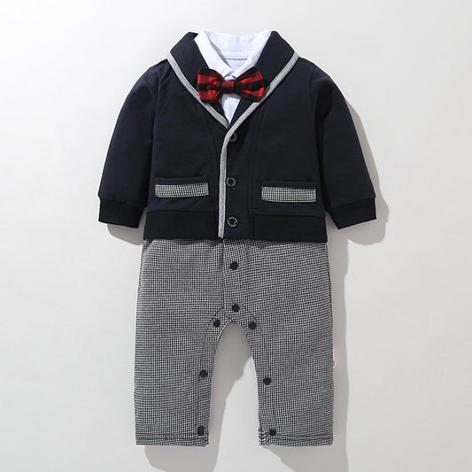 Enterizo Elegante para Caballero con Moño - Conjunto de Tres Piezas - Image 2