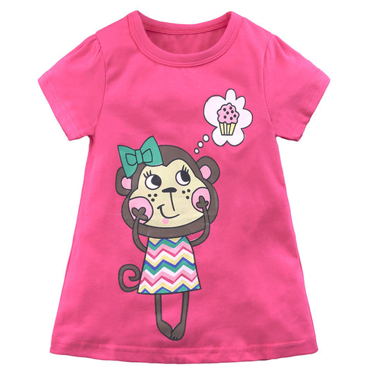 Conjunto de Tres Piezas para Niña Verano - Shorts y Manga Corta - Image 2