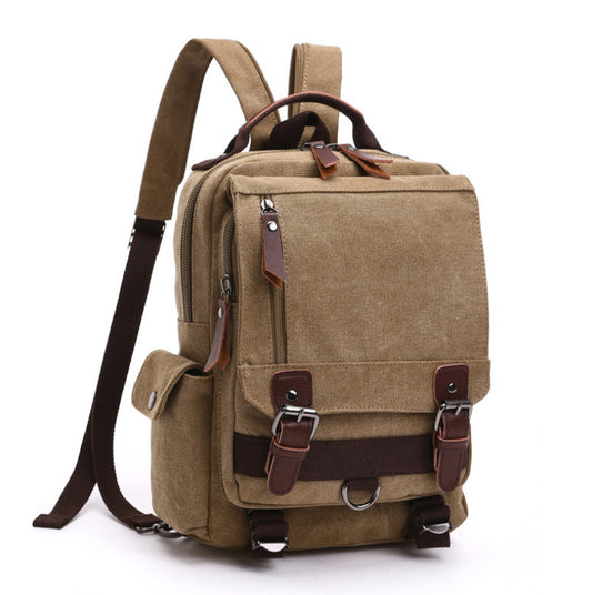 Mochila de Lona Casual para Viajes y Actividades Outdoor - Image 2