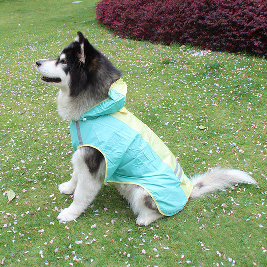 Impermeable para Perros Grandes con Bandas Reflectantes - Abrigo de Lluvia para Husky y Razas Grandes - Image 2