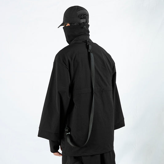 Abrigo Trench Cyberpunk Oversize - Estilo Dark Futurista - Image 2