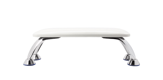 Escalera de Peldaño Blanca Estilo Europeo para Salón de Uñas - Fácil de Limpiar - Image 2