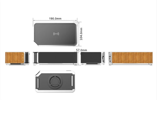 Reloj Despertador con Carga Inalámbrica, Bluetooth y Radio FM - Image 2
