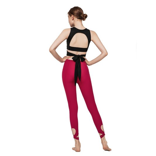 Conjunto Deportivo de Yoga Aéreo con Espalda Descubierta, Secado Rápido y Soporte Antiimpacto - Image 2