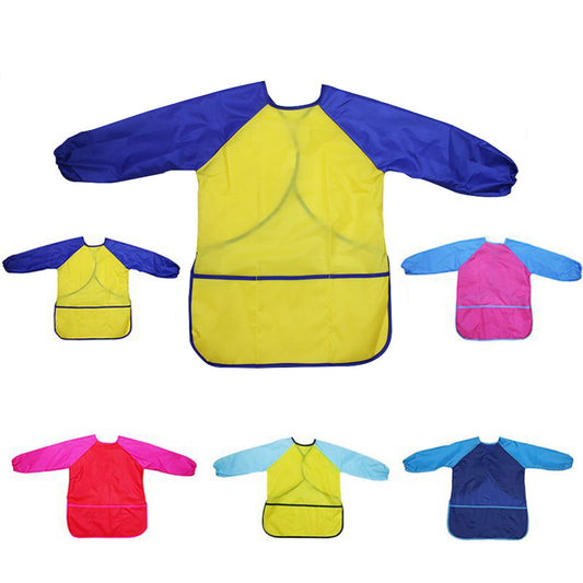 Delantal Infantil Impermeable para Pintar con Mangas Largas - Image 2