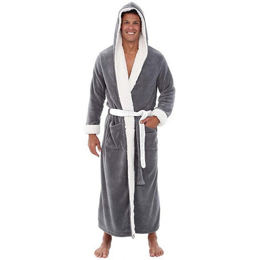 Pijama Invierno para Hombre - Confort Sólido para el Hogar - Image 2