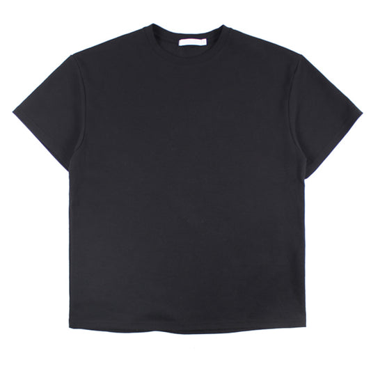 Camiseta Coreana de Algodón Puro Manga Corta Cuello Redondo - Image 2