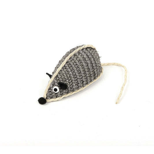 Juguete Ratón de Sisal para Gatos - Simulador Interactivo - Image 2