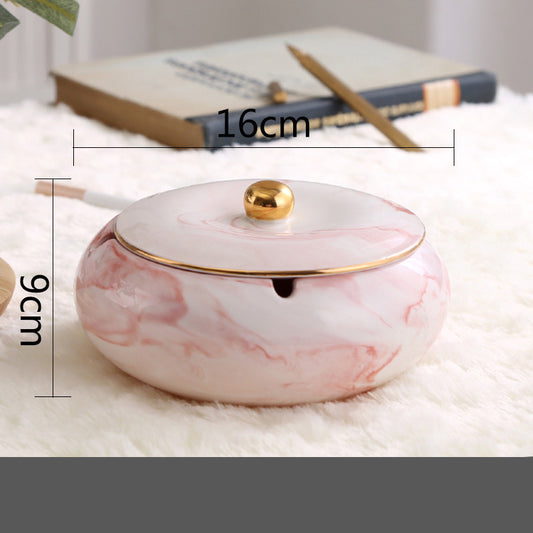 Cenicero de Cerámica Elegante para Sala, Oficina y Espacios Premium - Image 2
