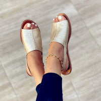 Sandalias y Pantuflas de PU para Mujer - Diseño Minimalista y Cómodo - Image 2