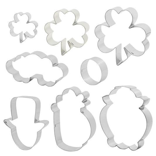 Juego de 8 Cortadores de Galletas para el Día de San Patricio - Image 2