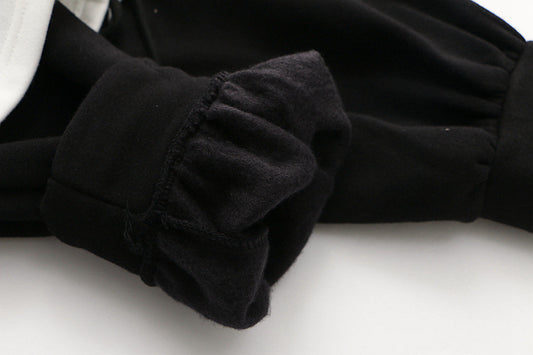 Sudadera Universitaria Panda con Capucha y Doble Textura Polar para Mujer - Image 2