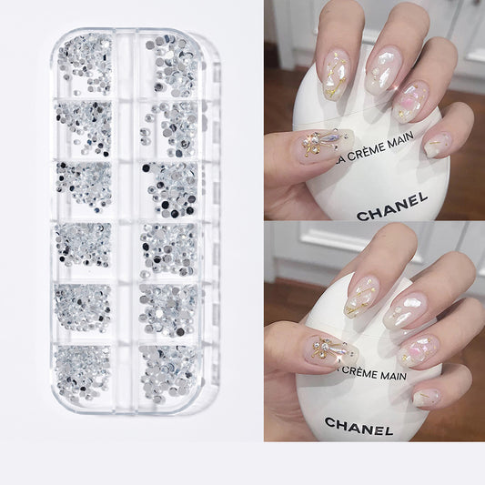 Set de Joyas para Uñas con Diseño de Mariposa Perlada - Image 2