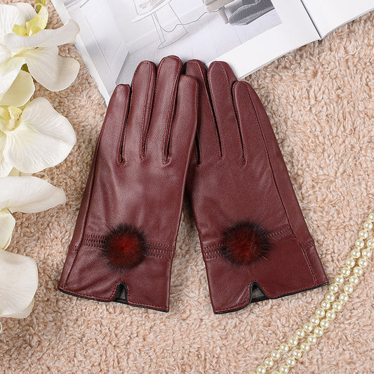 Guantes de Piel de Oveja para Mujer - Cálidos y Elegantes - Image 2