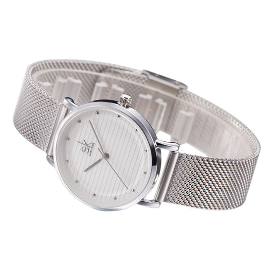Reloj de Pulsera para Mujer Malla Acero Inoxidable Resistente al Agua - Image 2