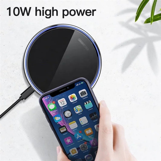 Cargador Inalámbrico Qi 15W Compatible con iPhone y Samsung - VIKEFON - Image 2
