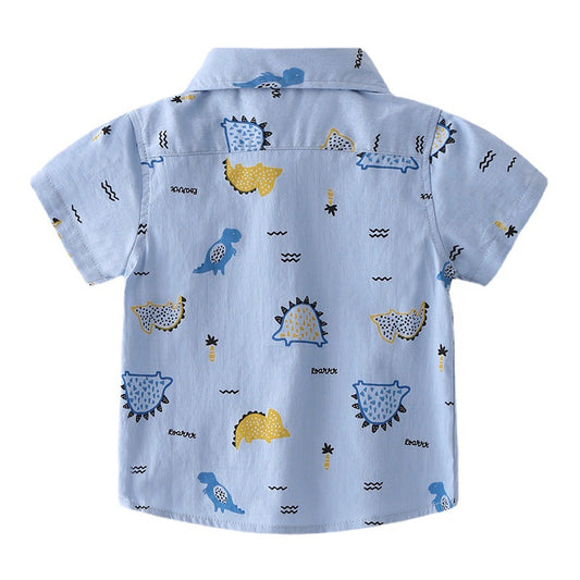 Playera Infantil de Verano con Estampado Cartoon Estilo Coreano - Image 2