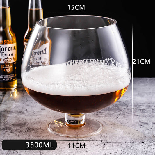 Jarra de Cerveza Grande de Vidrio de Alta Capacidad - Image 2
