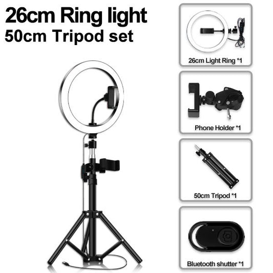 Trípode de Piso Portátil con Luz LED Compatible con Apple - Image 2