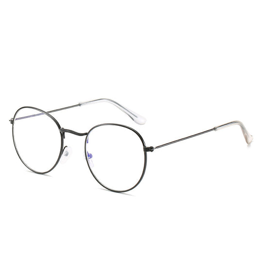 Gafas Redondas Retro de Metal con Espejo Literario Harajuku - Image 2