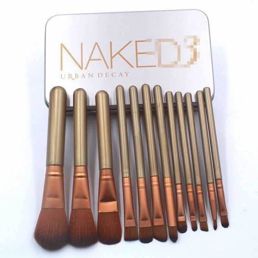 Set Profesional de Brochas de Maquillaje - Rubor, Sombras y Labios - Image 2