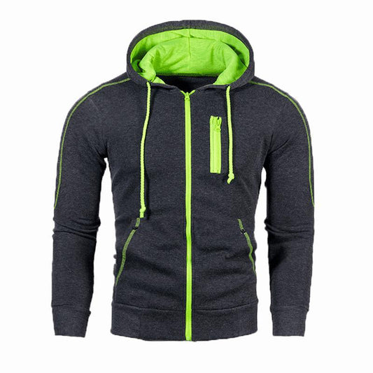 Suéter Deportivo con Capucha y Cierre - Cardigan Casual para Hombre - Image 2