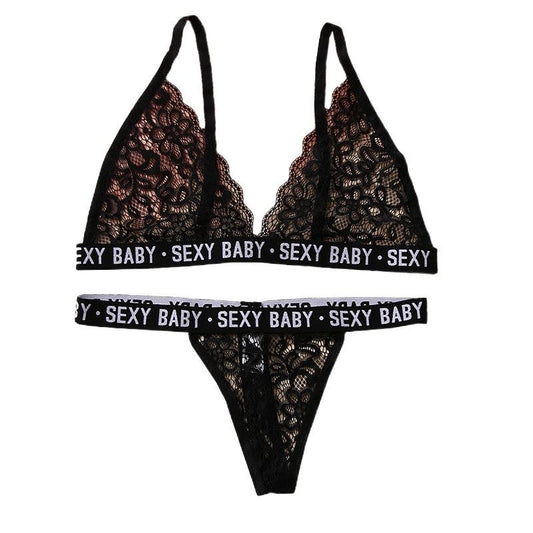 Bikini Sexy de Tres Puntos con Encaje para uso en Ecuador - Image 2