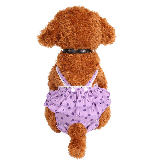Falda Pantalón Fisiológico Teddy Dog Lunares para Menstruación - Image 2