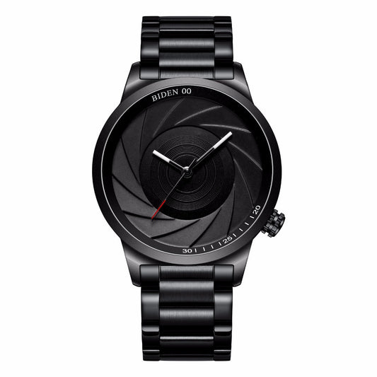 Reloj de Negocios para Hombre con Correa de Acero y Esfera Grande - Image 2