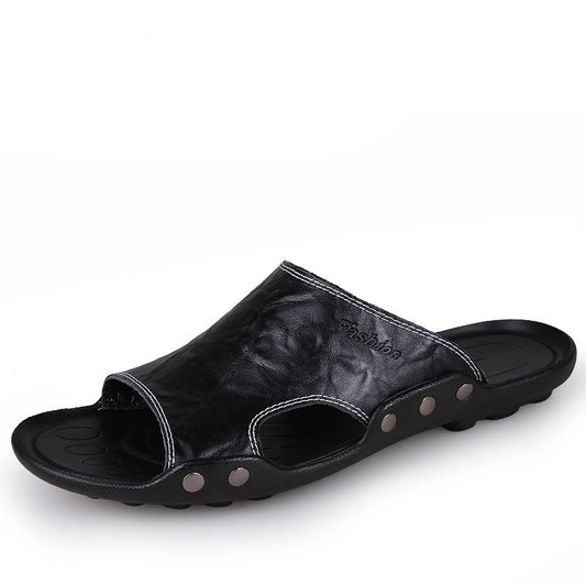 Sandalias de Cuero para Hombre - Cómodas y Elegantes para Verano - Image 2